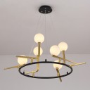 Loft Industry Modern - Electro Bird Circle Chandelier